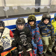 1. lekce Školičky bruslení ve Velkých Popovicích - 2. pololetí