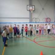 Berušky - 3. cvičení v tělocvičně ZŠ Sulice