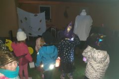 Halloween a spaní ve školce u Berušek
