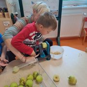 Ježečci - Pečení jablečných závinů