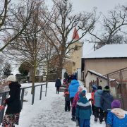Vánoční návštěva kostela a rotundy sv. Martina v Kostelci u Křížků