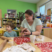 Včeličky - Dílničky s rodiči - Vánoční keramické tvoření